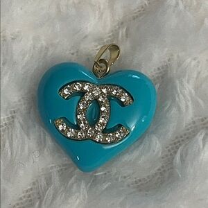 Authentic Chanel Pendant Blue